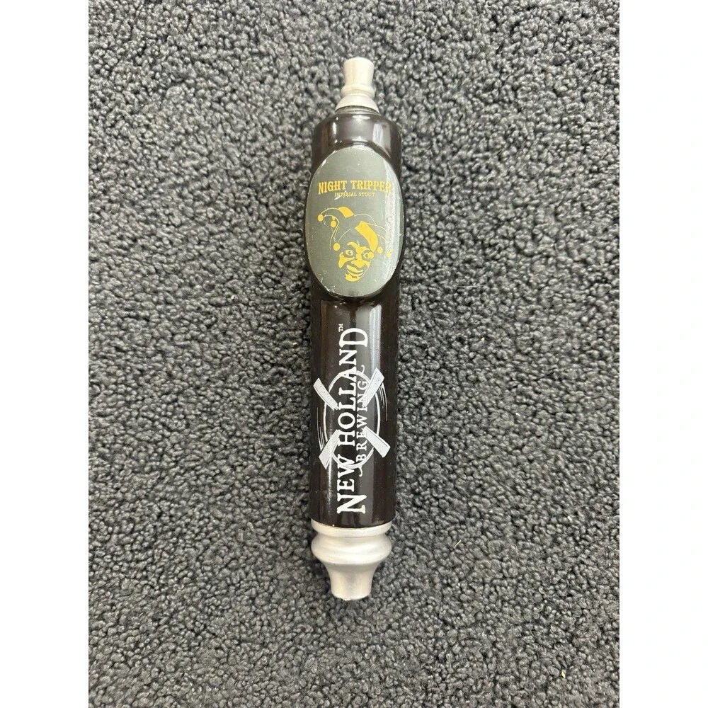 New Holland Brewing Night Tripper Imperial Stout Beer Tap Handle